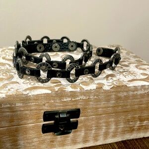 Black wrap around bracelet